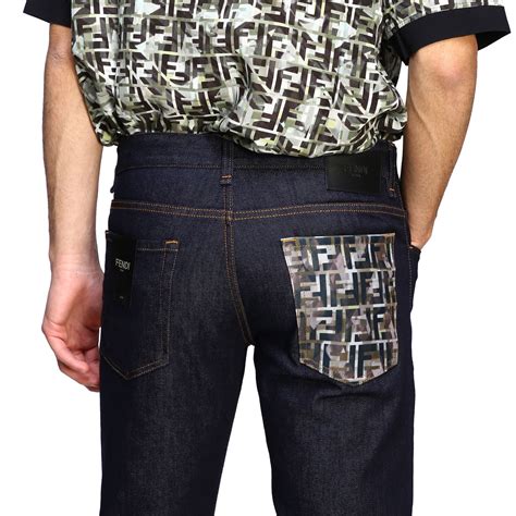 fendi men's jeans|Fendi high waisted jeans shorts.